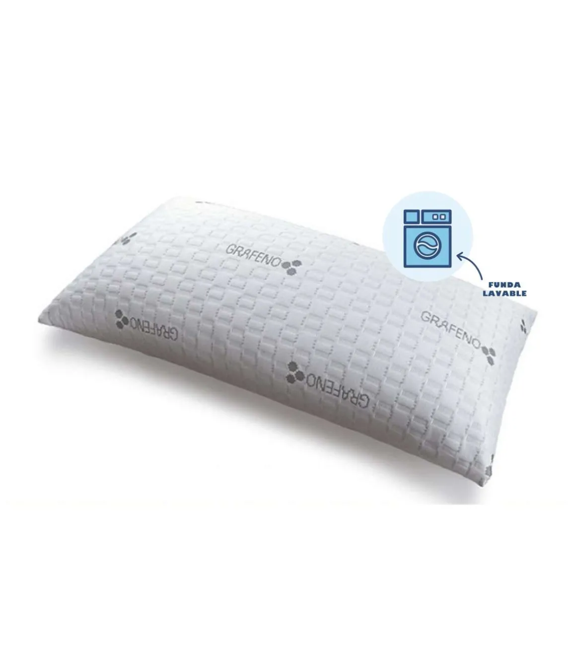 Almohada copos de viscoelástica Preston de 70cm.