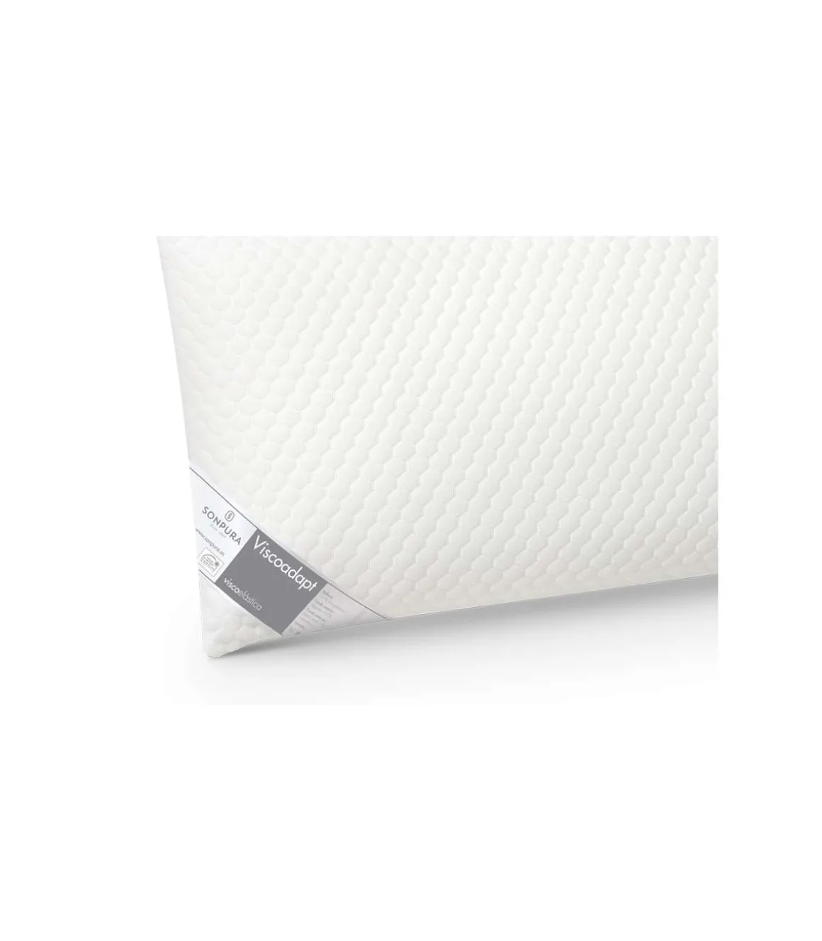 Almohada de Sonpura Viscoadapt 100% viscoelástica de 70x33x15cm de grosor..