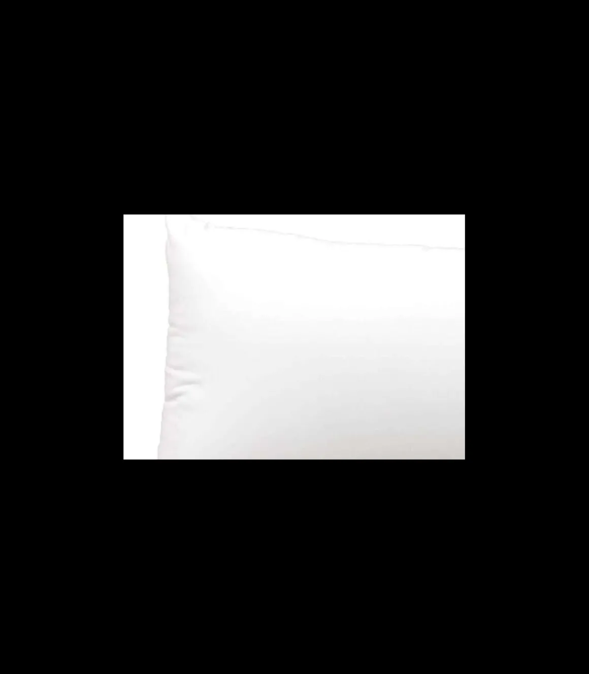 Almohada viscoelástica y fibra núcleo visco Oxford de 75cm.