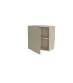 Altillo con una puerta acabado en color visón, 60 cm(alto)60 cm(ancho)35 cm(largo)