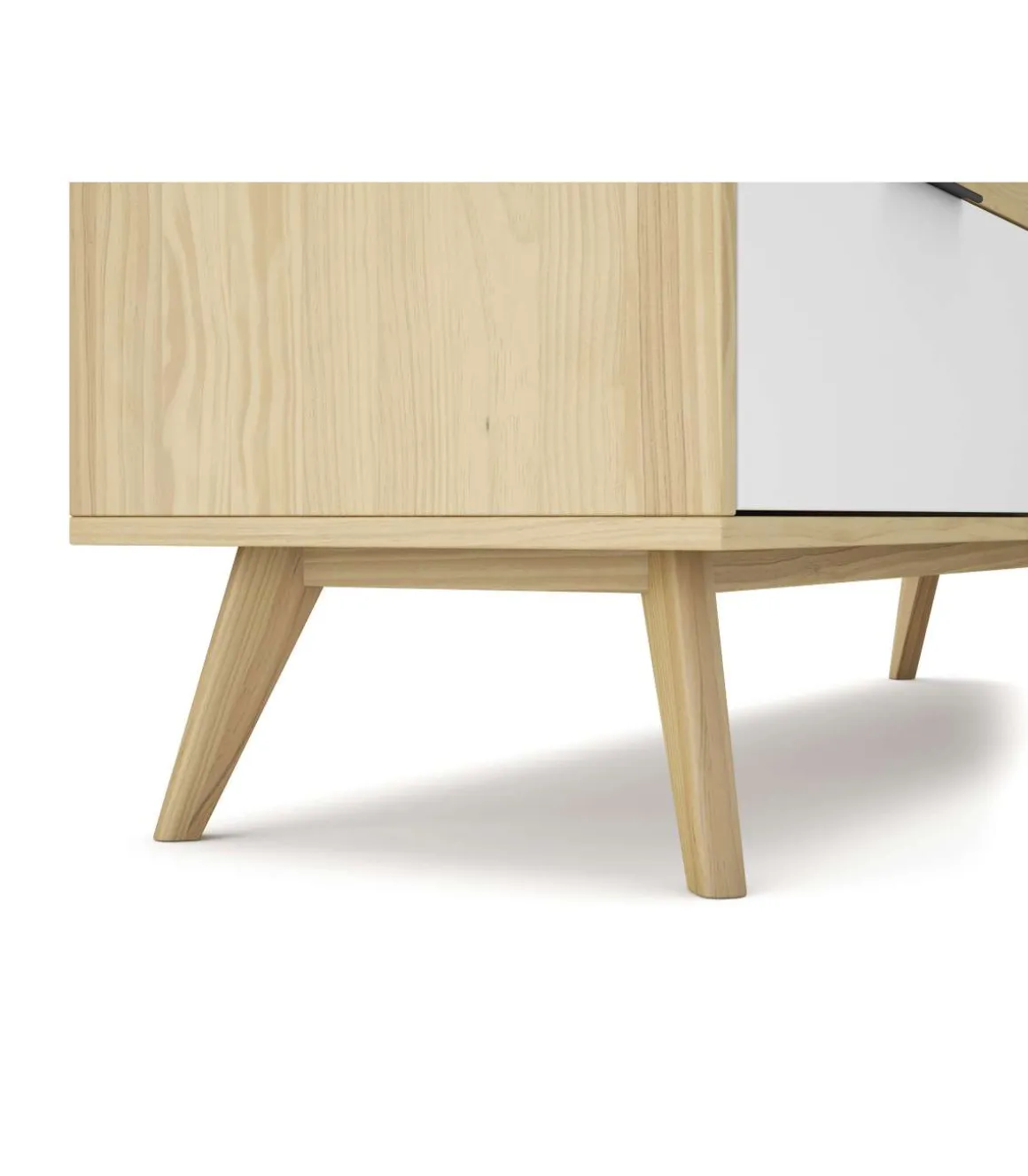 Aparador 2 puertas 3 cajones Elfo acabado roble, 80 cm(alto) 140 cm(ancho) 40 cm(largo)