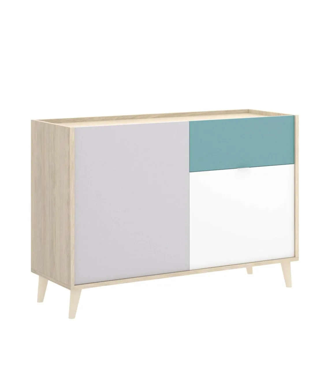 Aparador 2 puertas 1 cajon La Iruela para salón recibidor 75 cm(alto)105 cm(ancho)43 cm(largo)