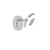 Aplique a pared led Cedro cromado 8 cm(alto)9 cm(ancho)11 cm(largo).