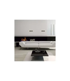 Aplique de pared con led integrado modelo Sultán acabado negro, 20cm(alto) 6cm(ancho) 6cm(fondo