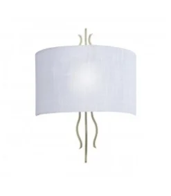 Aplique de pared modelo Dalia acabado cuero 43 cm(alto) 26.5 cm(ancho) 13 cm(largo)