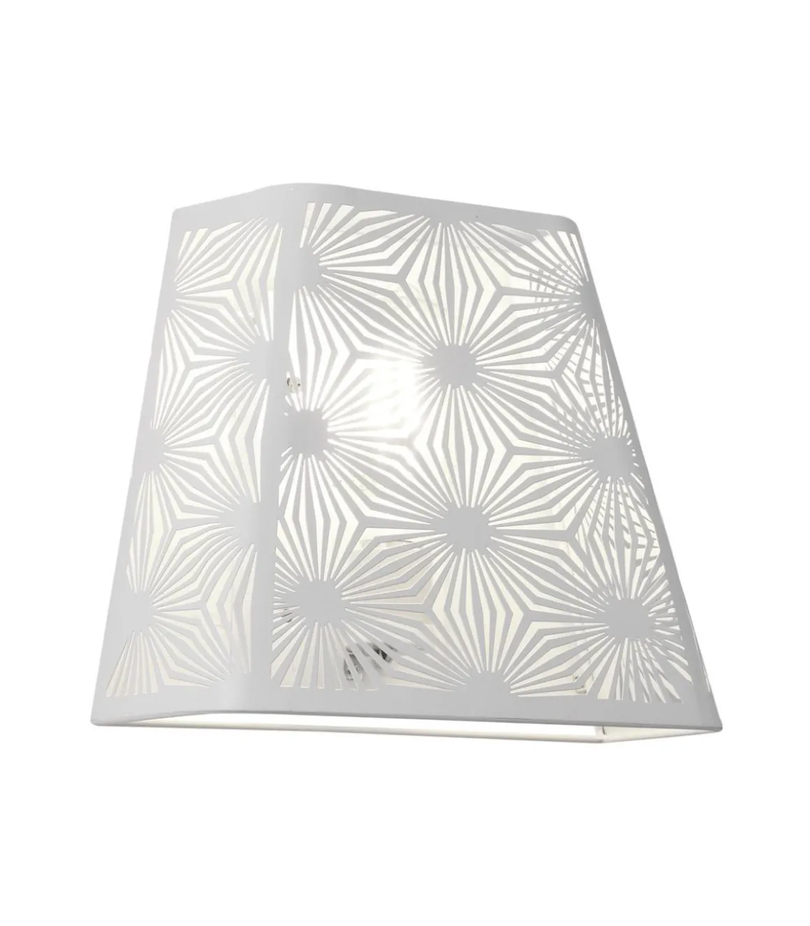 Aplique de pared modelo Nuria acabado blanco 25 cm(alto)22 cm(ancho)10 cm(largo)