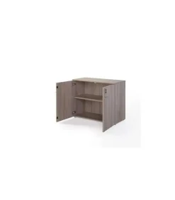 Armario bajo con puertas acabado olmo claro, 77.6 cm(alto)93 cm(ancho)42.5 cm(fondo).