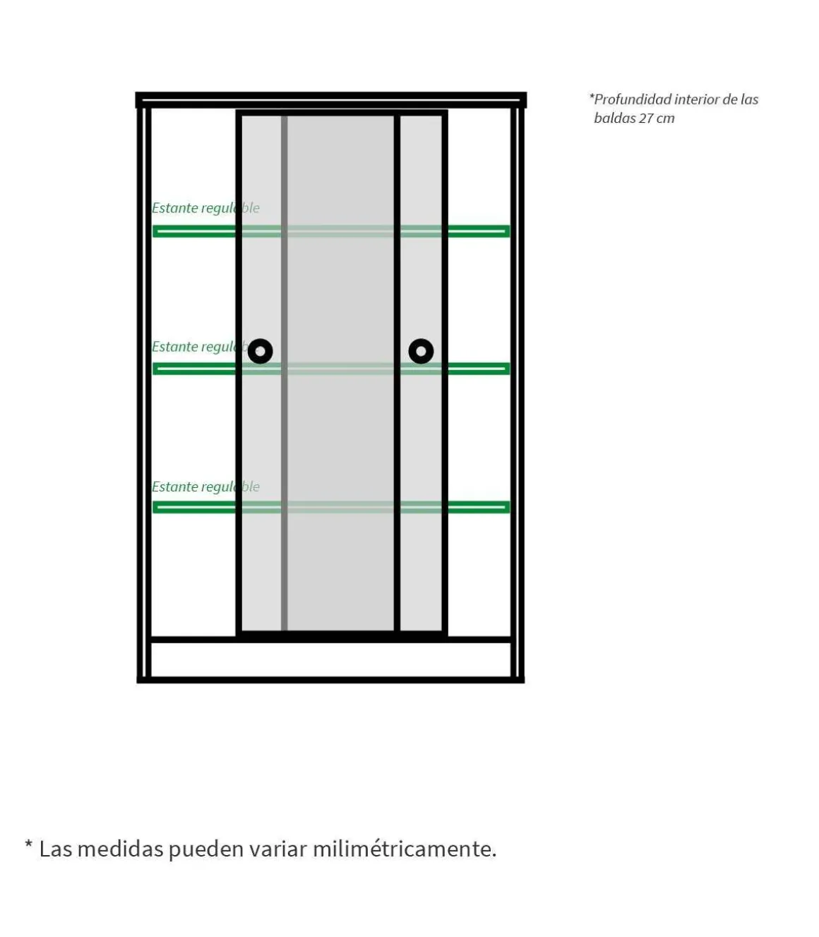 Armario bajo multiusos Tibet 2 correderas acabado roble cambrian, 120 cm(alto)74 cm(ancho)33 cm(largo)