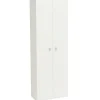 Armario dos puertas en acabado color blanco 60 cm(ancho) 180 cm(altura) 35.6 cm(fondo)