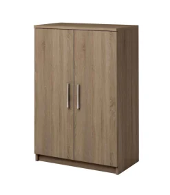 Armario Jupiter multiusos bajo en roble cortez. 60 cm(ancho) 90 cm(altura) 35.6 cm(fondo)