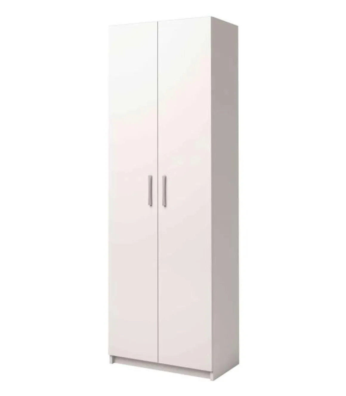 Armario multiestantes dos puertas Urano en blanco. 60 cm(ancho) 180 cm(altura) 35.6 cm(fondo)