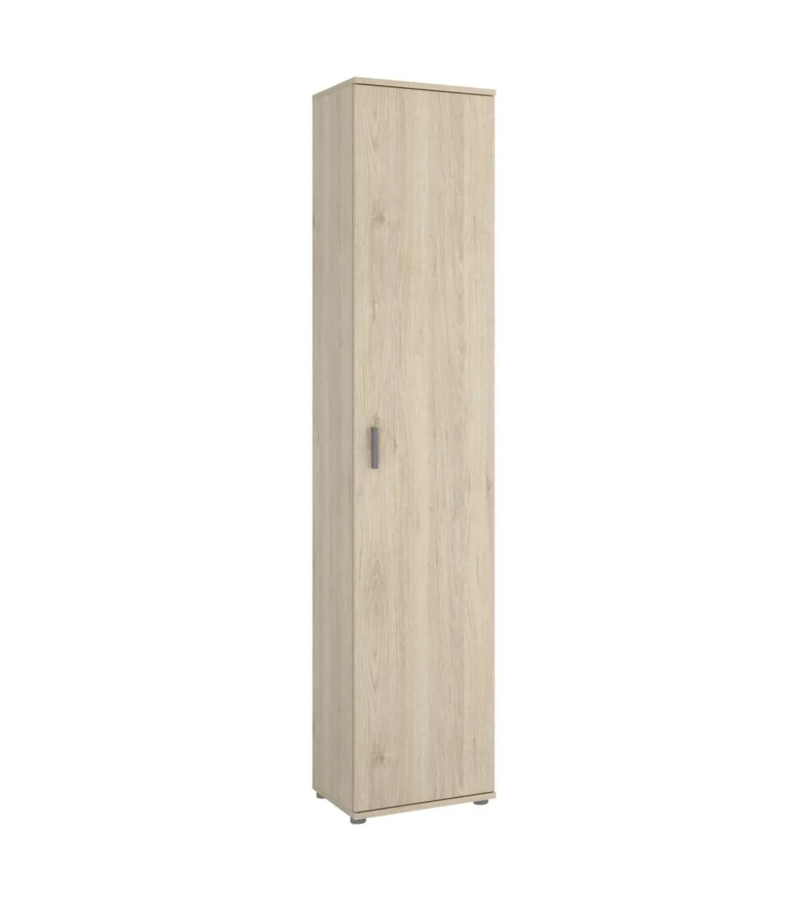 Armario multiusos Carmen 1 puerta en acabado Natural, 39 cm(ancho) 190 cm(altura) 35 cm(fondo)