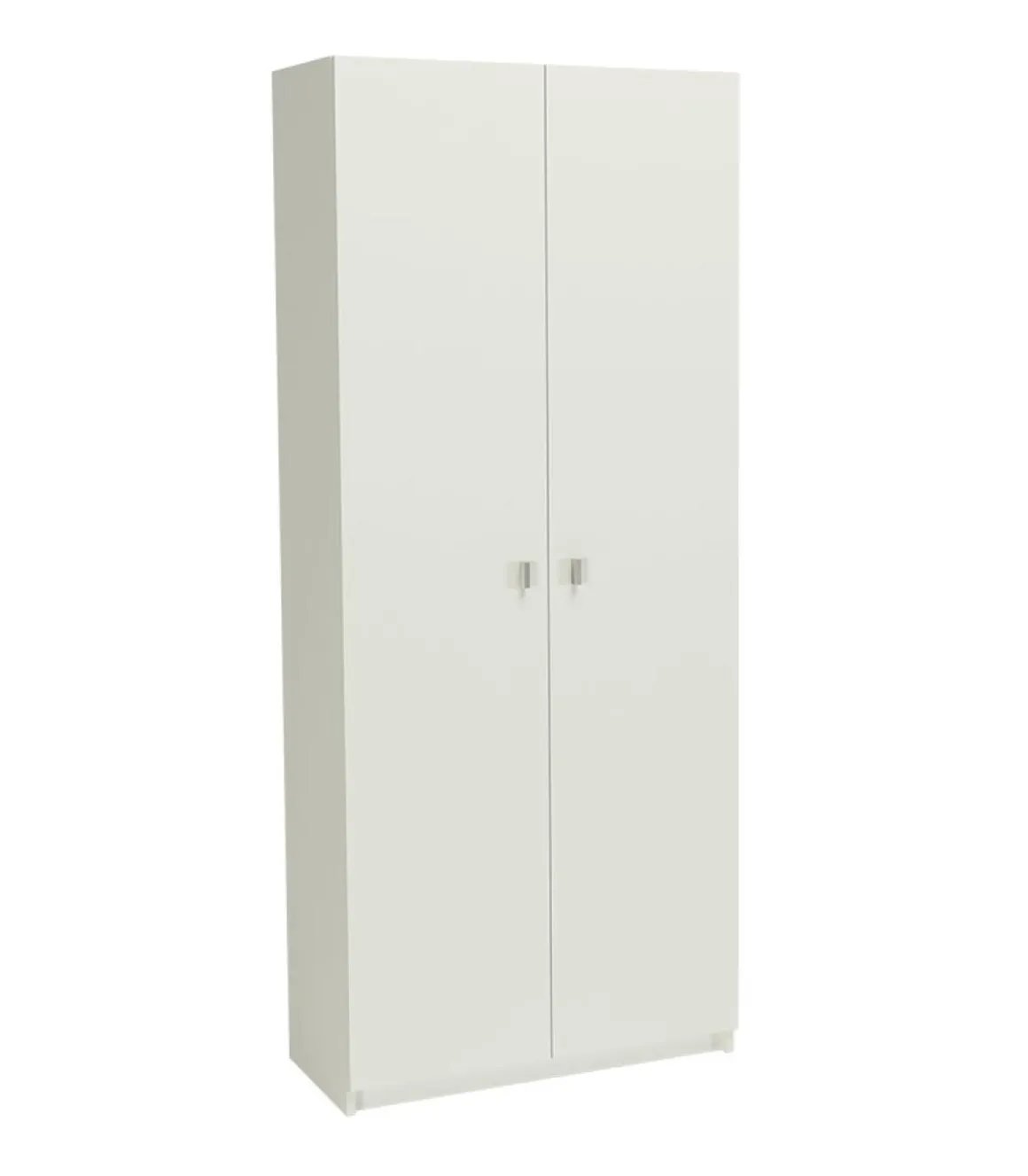 Armario multiusos dos puertas Marbella en color blanco 75 cm(ancho) 180 cm(altura) 35.6 cm(fondo)