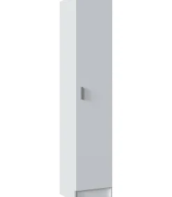 Armario multiusos Milán en blanco, 37.2 cm(ancho) 180 cm(altura) 37 cm(fondo)