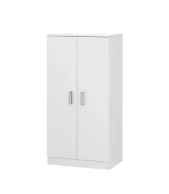 Armario multiusos 2 puertas Sfera en blanco 55 cm(ancho) 108 cm(altura) 35 cm(fondo)