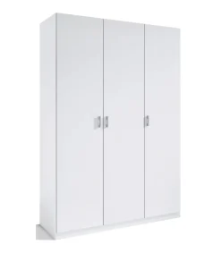 Armario 3 puertas abatibles acabado en blanco 180 cm(alto)120 cm(ancho)50 cm(fondo)