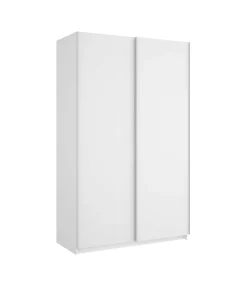 Armario puertas correderas Connor acabado blanco 204 cm(alto)120 cm(ancho)65 cm(largo