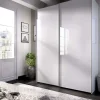 Armario puertas correderas Lupión acabado blanco 204 cm(alto)150 cm(ancho)65 cm(largo