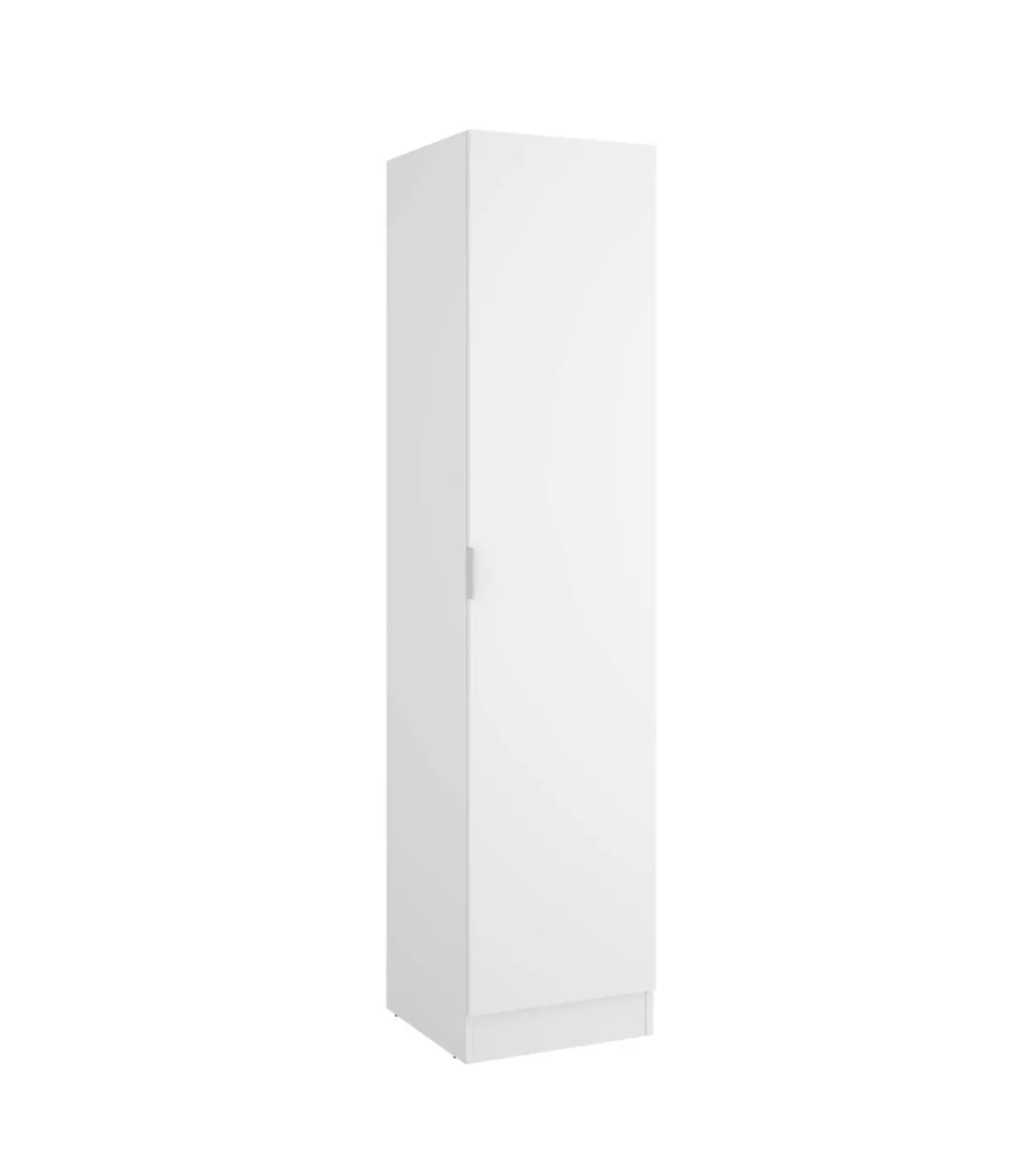 Armario ropero 1 puerta Jaen en acabado Blanco 40.5 cm(ancho) 184 cm(altura) 52 cm(fondo)