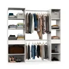 Armario vestidor Cloe acabado blanco 200 CM (ALTO) X 200 CM (ANCHO) X 50 CM (FONDO)