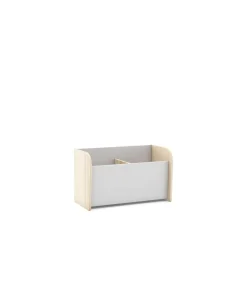 Baúl para dormitorio juvenil DYLAN acabado blanco/cera blanca, 42cm(alto) 70cm(ancho) 35cm(fondo)
