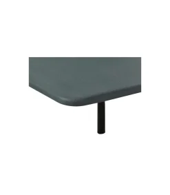 Base tapizada L2 3D de Colchones.es tapizado gris de 105x200x6cm..