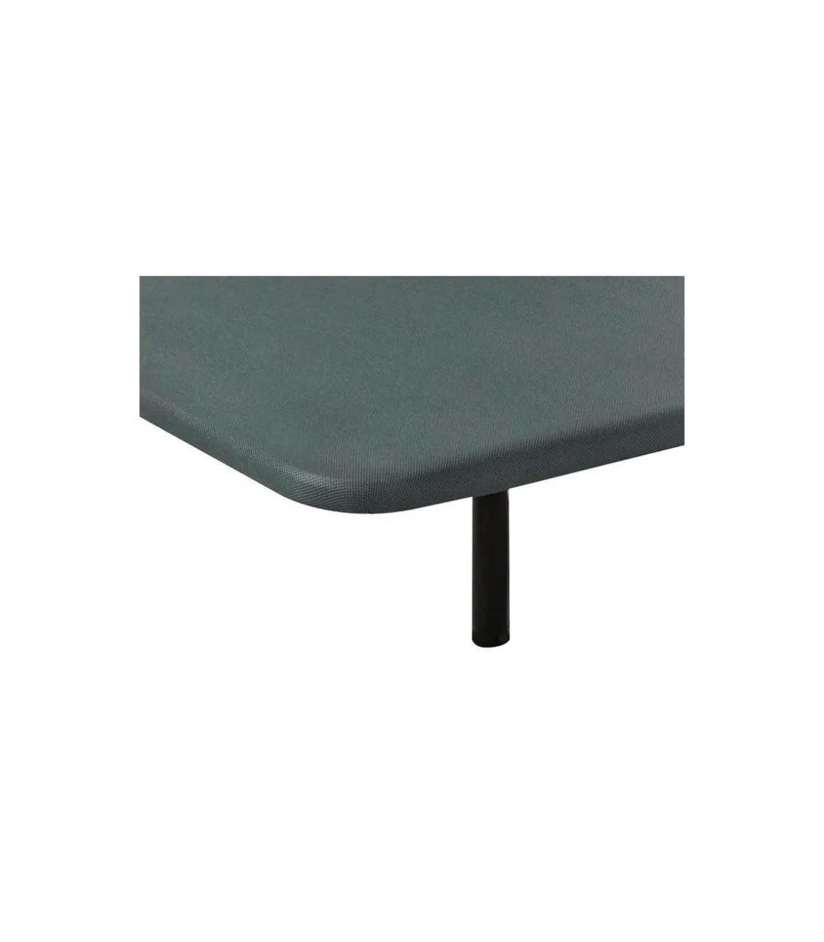 Base tapizada L2 3D de Colchones.es tapizado gris de 150x200x6cm..