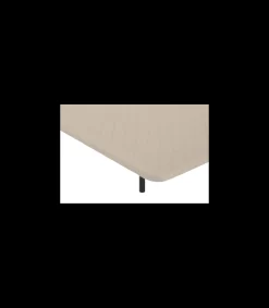 Base tapizada Maxi Somi de Colchones.es tapizado beige de 105x200.