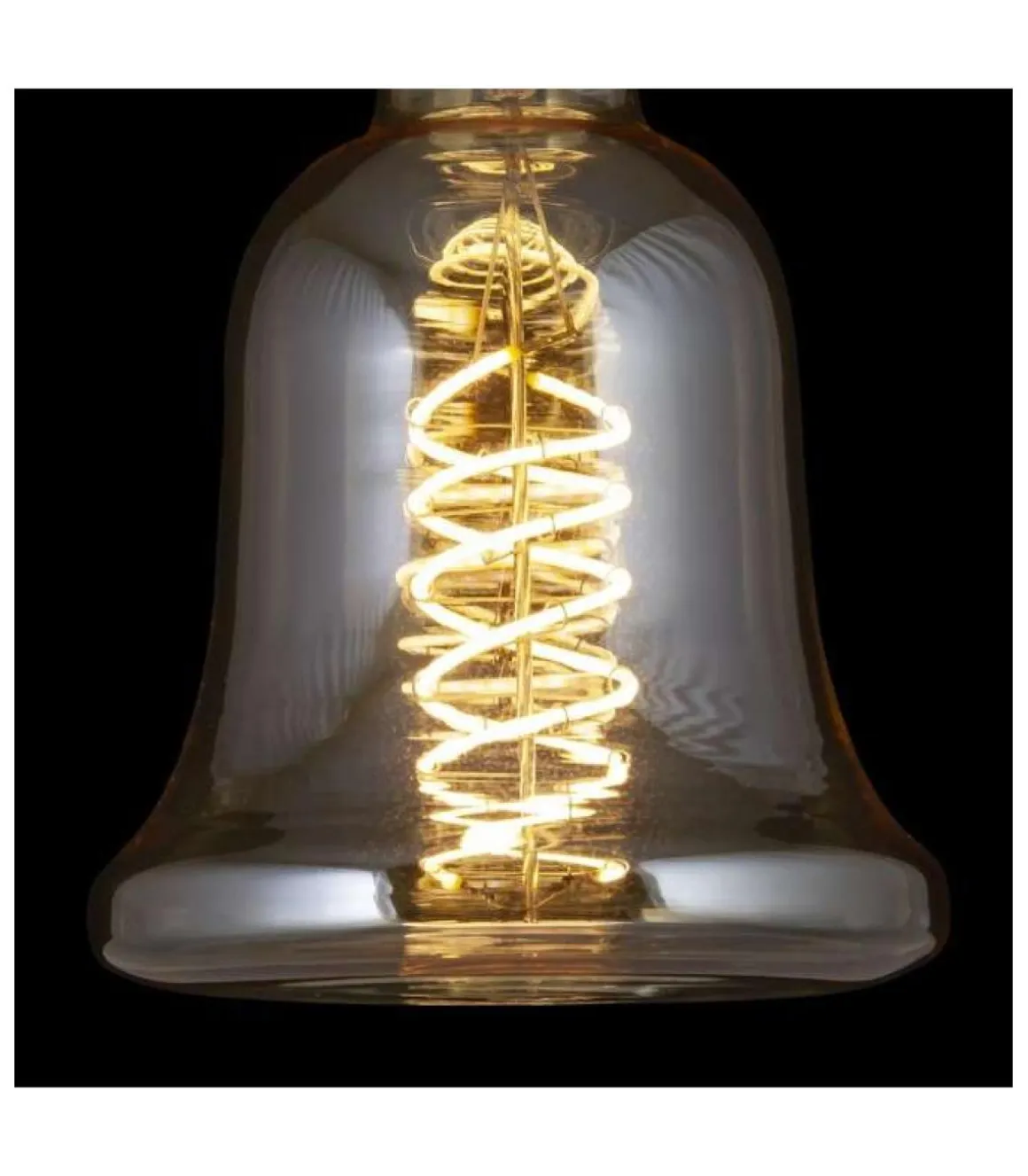 Bombilla led Campana 8W acabado ambar 17 cm(alto)15 cm(ancho)15 cm(largo)