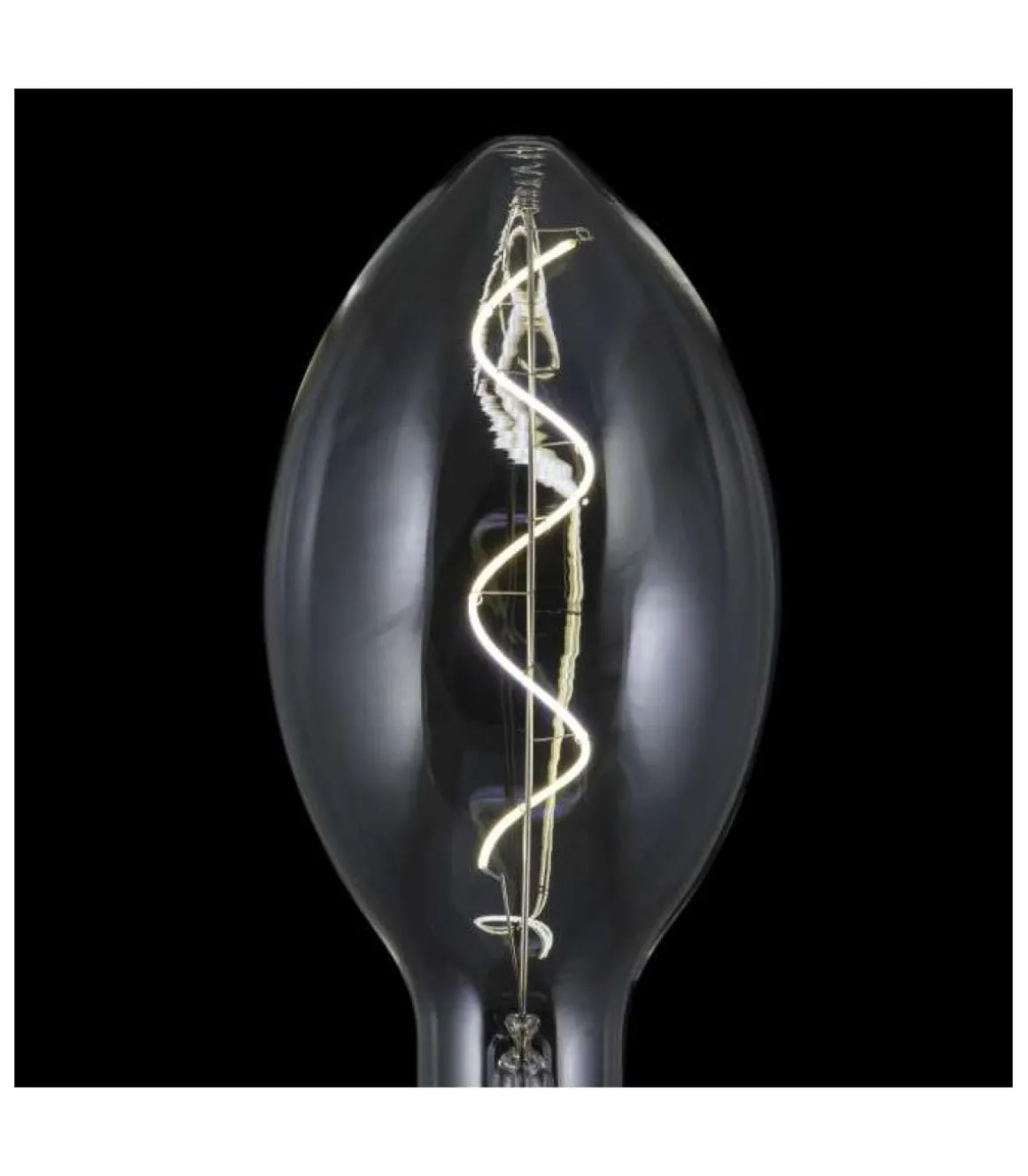 Bombilla led Dison XL 8W acabado transparente 34 cm(alto)14 cm(ancho)14 cm(largo)
