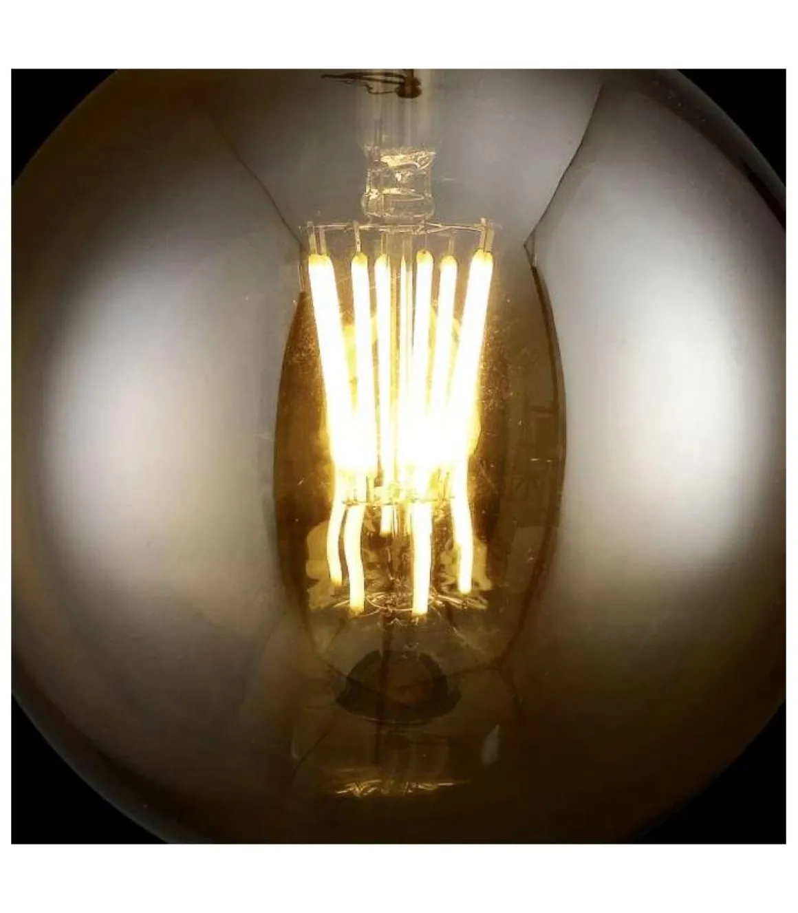 Bombilla led E-27 globo acabado ambar 17 cm(alto)13 cm(ancho)13 cm(largo)