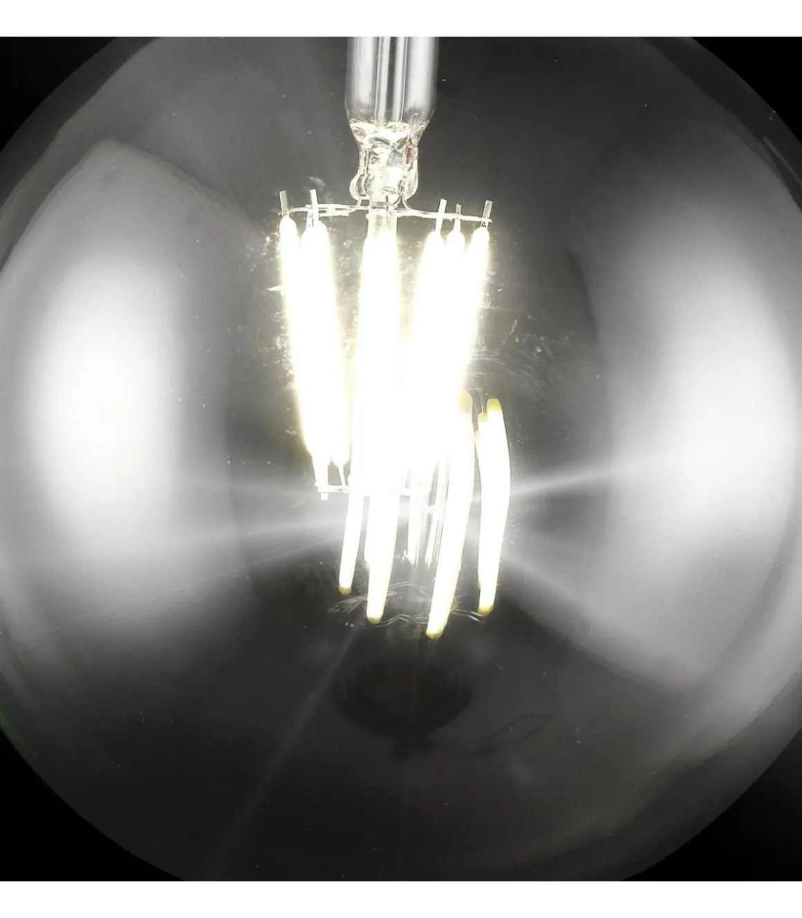 Bombilla led E-27 globo acabado transparente 17 cm(alto)13 cm(ancho)13 cm(largo)