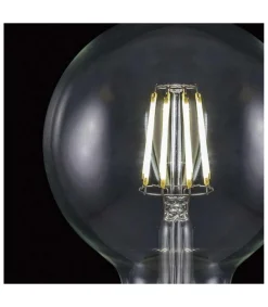 Bombilla led 6W globo acabado transparente 14 cm(alto)10 cm(ancho)10 cm(largo)