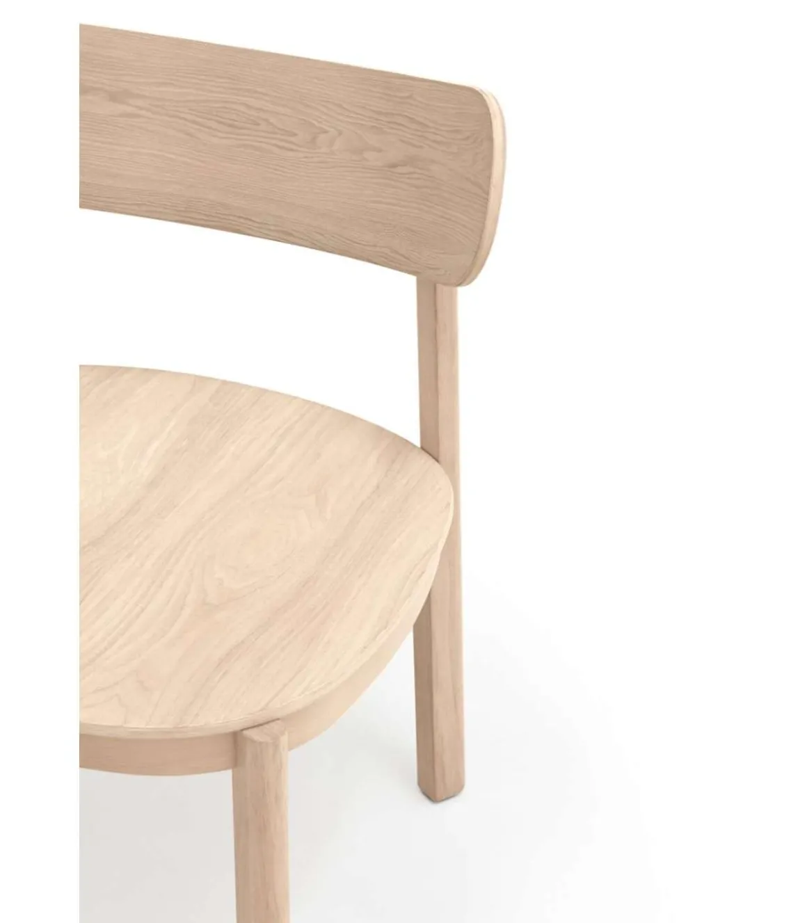 Butaca modelo Nara acabado natural claro, 59.5cm(ancho) 77cm(alto) 59.5cm (fondo)