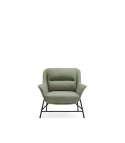 Butaca modelo Sadira acabado gris verdoso, 84cm(ancho) 87cm(alto) 88cm (largo)