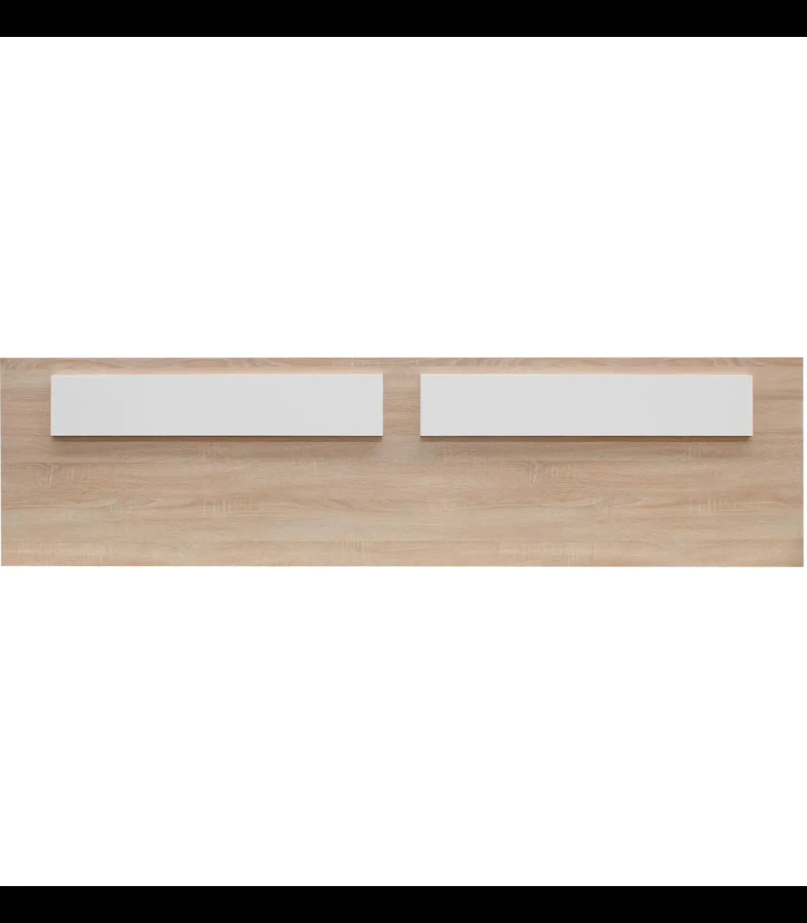 Cabecero corrido modelo Basic acabado cambrian-blanco 58 cm(alto) 220cm(ancho)