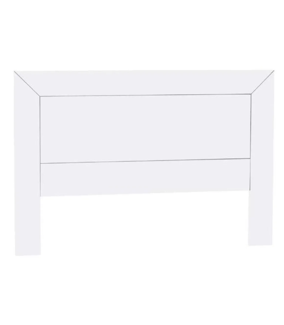Cabecero en acabado madera blanca 110 cm(alto)145 cm(ancho)