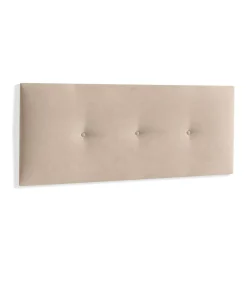 Cabecero juvenil de 90 cm Adriana tapizado beige claro, 90cm(ancho) 60cm(alto) 4cm(fondo)