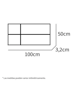 Cabecero juvenil Elsa acabado roble cambrian, 50 cm(altura)100 cm(ancho)