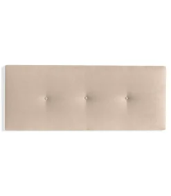 Cabecero matrimonio de 160cm Adriana tapizado beige claro, 160cm(ancho) 60cm(alto) 4cm(fondo)