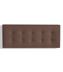 Cabecero Mila para colchón de 135/140cm acabado marrón chocolate, 150cm(ancho) 60cm(alto) 9cm(fondo)