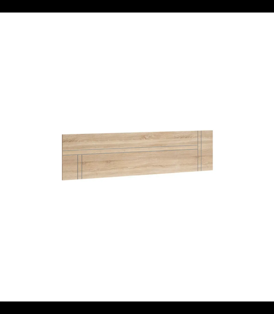 Cabecero modelo Delicias acabado roble cambrian, 50cm(alto) 198cm(ancho)