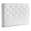 Cabecero Nadia para colchón de 135/140cm tapizado blanco, 150cm(ancho) 120cm(alto) 9cm(fondo)