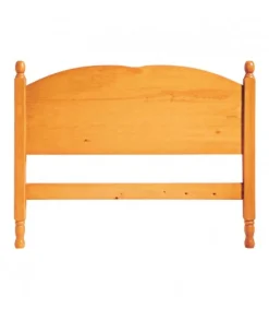 Cabecero para cama de 135 cm Altea en acabado madera maciza de pino color miel 97.5 cm(alto)141.8 cm(ancho).