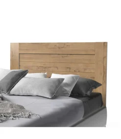 Cabecero para cama matrimonio Aroa acabado roble gold, 120cm(altura) 164cm(ancho).