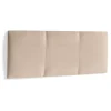 Cabecero para colchón 150cm Maite tapizado beige, 160cm(ancho) 60cm(alto) 4cm(fondo)