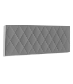Cabecero para colchón de 150cm Maya tapizado gris, 160cm(ancho) 60cm(alto) 3.5cm(fondo)