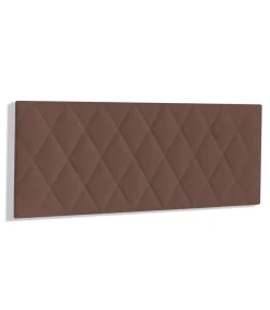 Cabecero para colchón de 135/140cm Melania tapizado marrón, 150cm(ancho) 60cm(alto) 3.5cm(fondo)