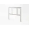 Cabecero Tabac en madera acabado blanco translucido, 100cm(alto)160cm(ancho).