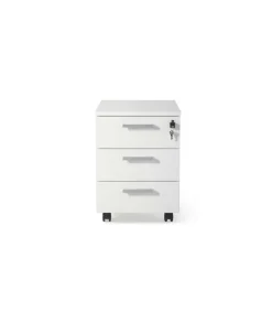 Cajonera buck 3 cajones acabado blanco, 58 cm(alto)42.5 cm(ancho)60 cm(fondo)